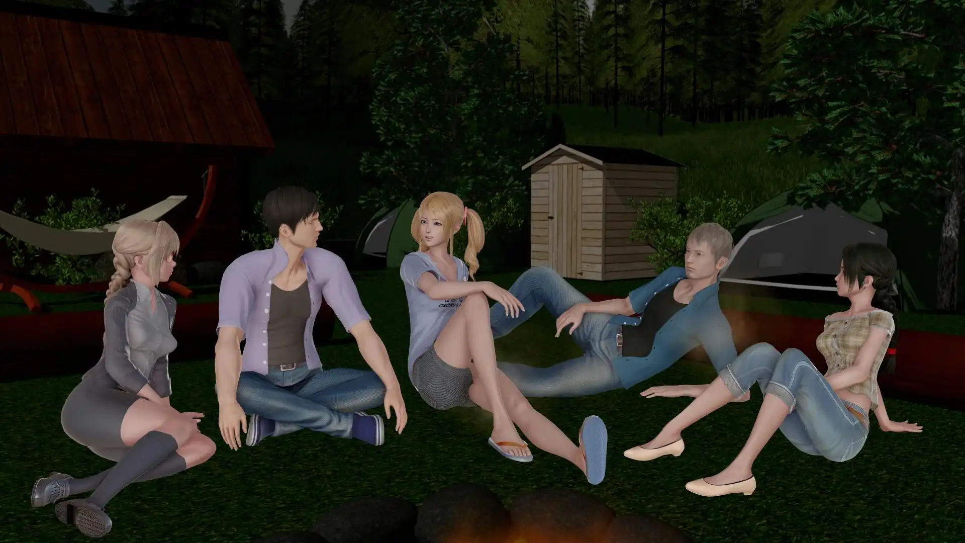 【欧美SLG/汉化/动态】在快乐的怀抱中0.38汉化版【PC+安卓/3.62G/更新】