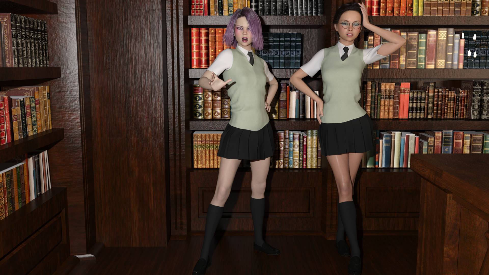 【欧美SLG/汉化/动态】学院0.51.0汉化版【PC+安卓/2.86G/更新】