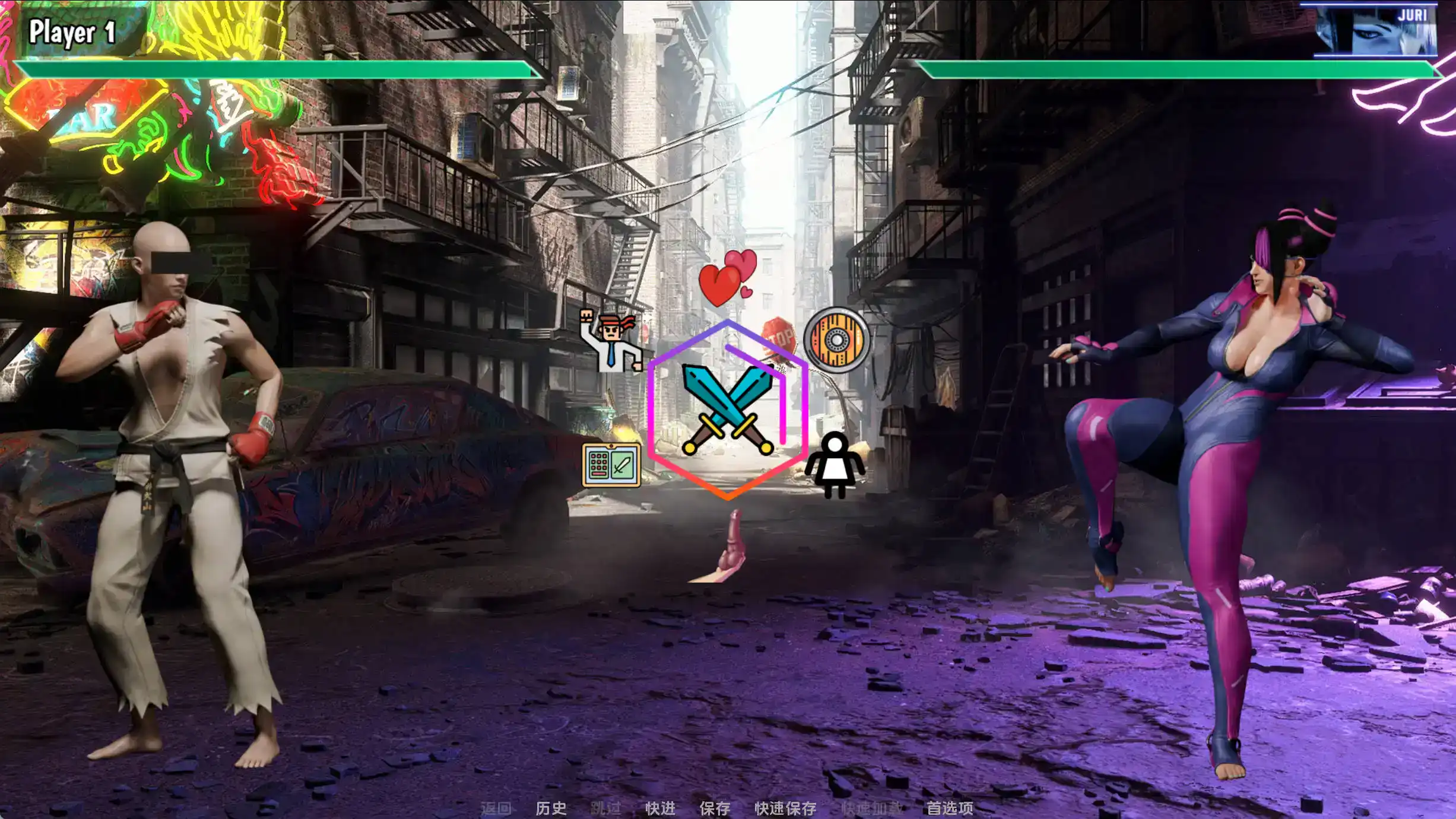 【欧美SLG/汉化/动态】街头斗士：成人游乐场战斗Battle7.2汉化版【PC 安卓/1.27G/更新】illusion中国i社Steam游戏下载